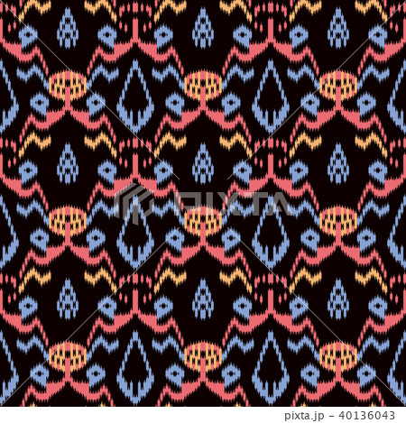 Seamless background southeast Asian aboriginal 40136043