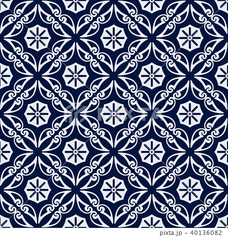 Seamless background southeast Asian aboriginal 40136082