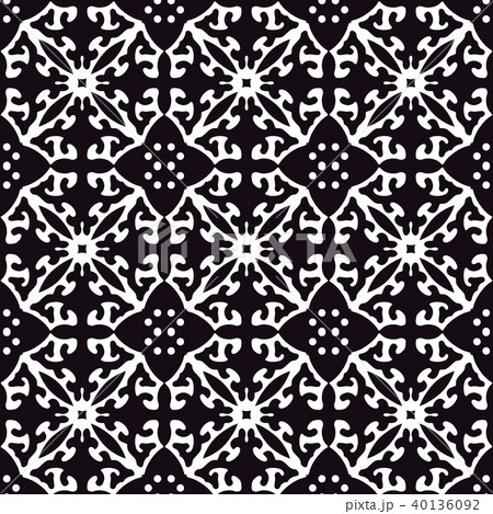 Seamless background southeast Asian aboriginal 40136092