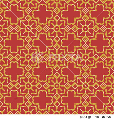 Seamless background southeast Asian aboriginal 40136150