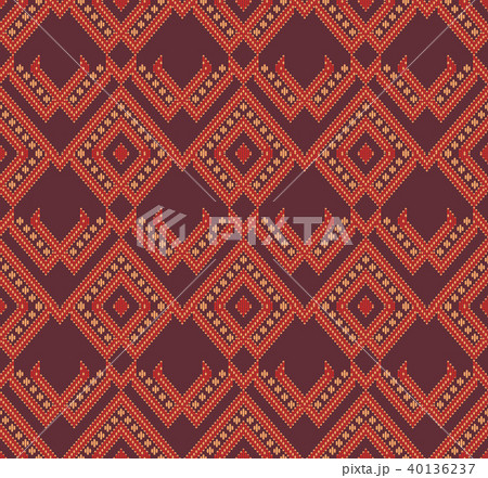 Seamless background southeast Asian aboriginal 40136237