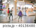 Blurred image people and bookshelves in library  40136480