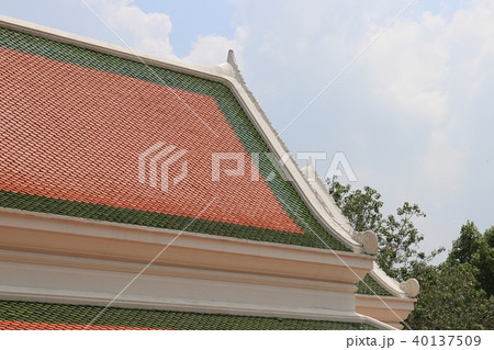 roof of Temples beautiful in Thailand roof of Temples beautiful in Thailand 40137509