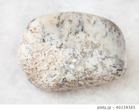 polished Albite gemstone on white 40139365