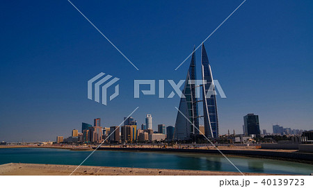panorama cityscape view to Manama city, Bahrain panorama cityscape view to Manama city, Bahrain 40139723