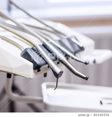 Stomatological instrument in dentists clinic close-up. Stomatological instrument in dentists clinic close-up. 40140350