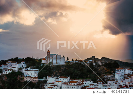 andalusian white village pueblo blanco Casares 40141782