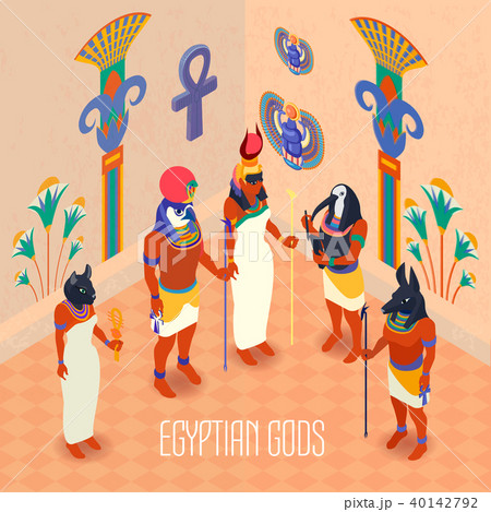 Isometric Egypt Illustration 40142792