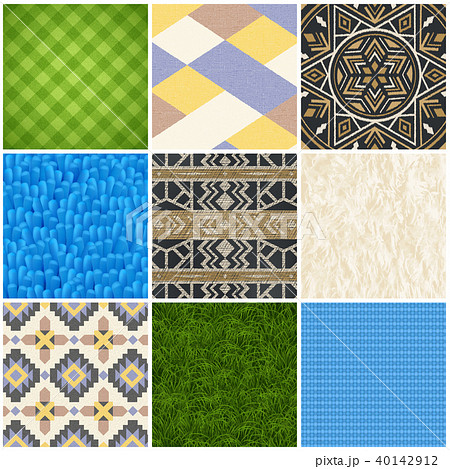 Realistic  Carpet Flooring Texture Set  40142912