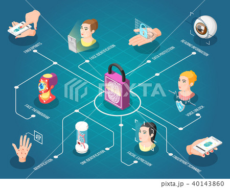 Biometric ID Isometric Flowchart  40143860