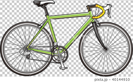 Bicycle color illustration road bike 40144910