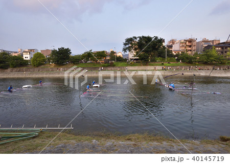 鴨川の友禅流し 鴨川の友禅流し 40145719