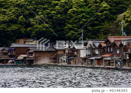 京都京都 伊根町 舟屋  40146365