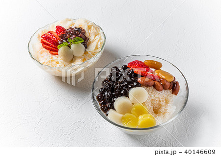 アジア風かき氷 Shaved ice that Asian fruit アジア風かき氷 Shaved ice that Asian fruit 40146609