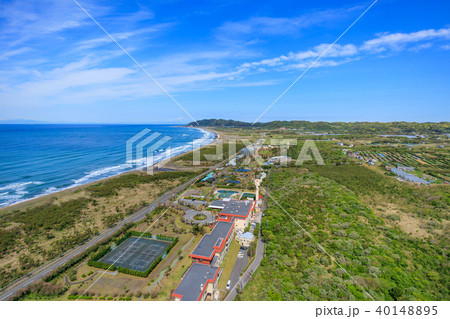 館山市平砂浦海岸付近を空撮 館山市平砂浦海岸付近を空撮 40148895
