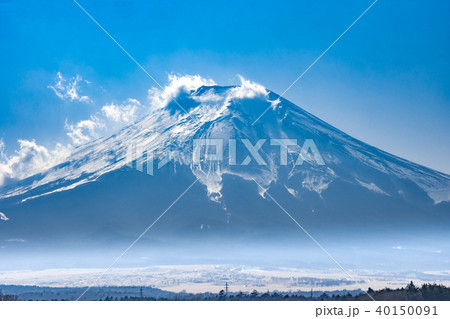富士山冬景色 40150091