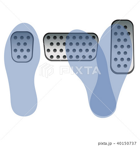 Car Pedals Stock Illustration