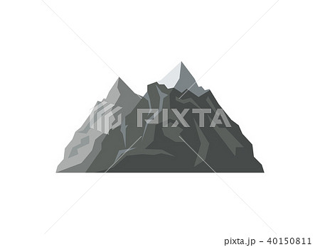 Mountain range isolated vector illustration 40150811