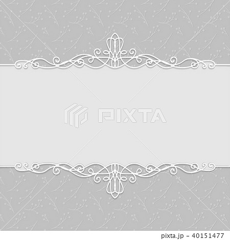 Vector frame of beautiful wedding invitations Vector frame of beautiful wedding invitations 40151477