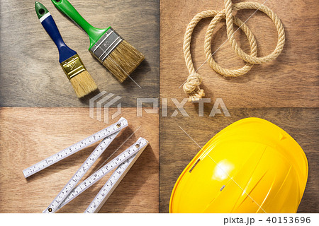 tools and instruments at wooden background tools and instruments at wooden background 40153696