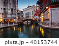 Canal in Venice at night. 40153744