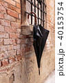 Forgotten umbrella on the window 40153754