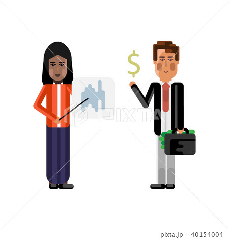Indian woman doing business presentation Indian woman doing business presentation 40154004