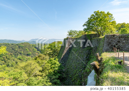 岡城址　三の丸　高石垣 40155385