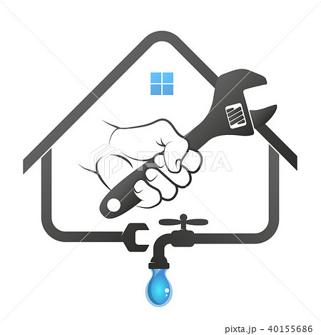 Spanner in hand to repair plumbing Spanner in hand to repair plumbing 40155686
