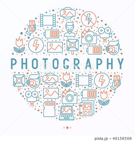 Photography concept in circle 40156509