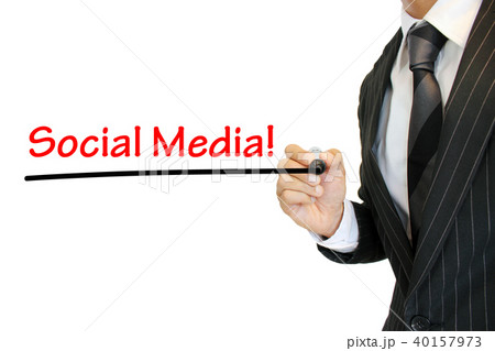 “Social Media” SNS ソーシャルメディアを強調 “Social Media” SNS ソーシャルメディアを強調 40157973