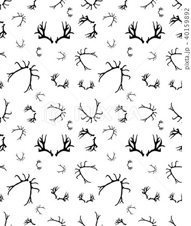 print of deer horns 40159892