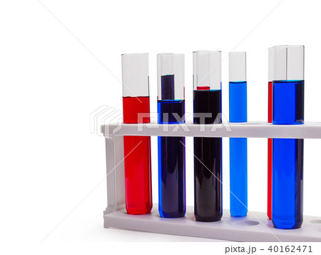 Test tubes with colorful liquids. Test tubes with colorful liquids. 40162471