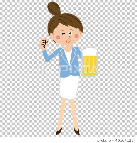 Pop business woman guts pose mug 40164125