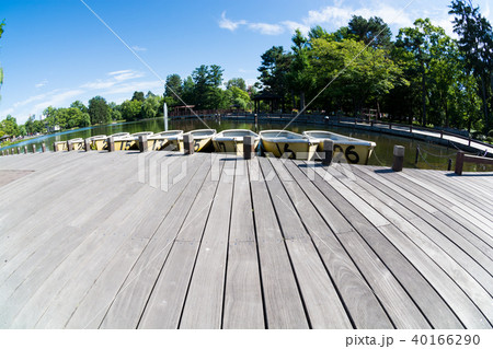 公園のボート乗り場 40166290