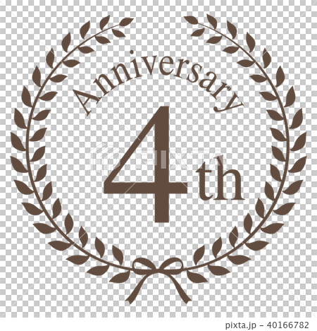 4周年マーク 40166782