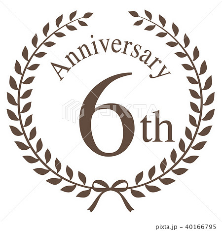 6周年マーク 40166795