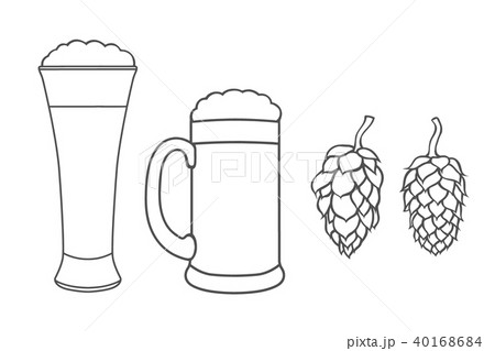 glasses of beer glasses of beer 40168684