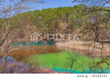 福島・裏磐梯 五色沼 深泥沼 福島・裏磐梯 五色沼 深泥沼 40169191