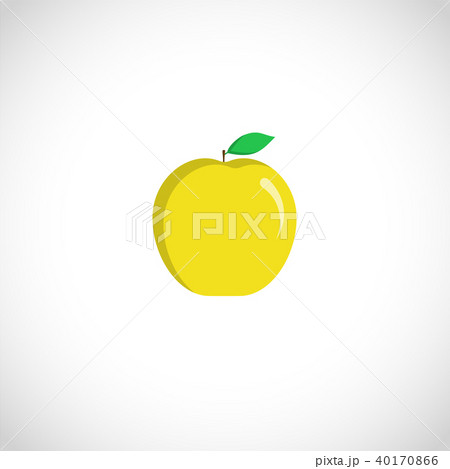 Yellow juiced apple icon 40170866