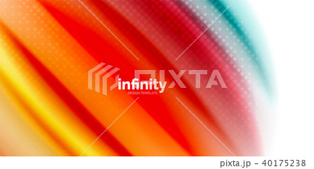 Gel jelly fluid flowing liquid rainbow style colours, wave abstract background, modern minimal 40175238