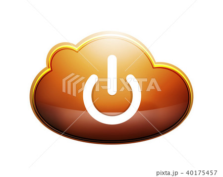 Start power cloud button, ui icon design, on off symbol Start power cloud button, ui icon design, on off symbol 40175457