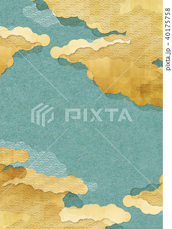 和モダンなイラスト（和紙の風合い） 40175758