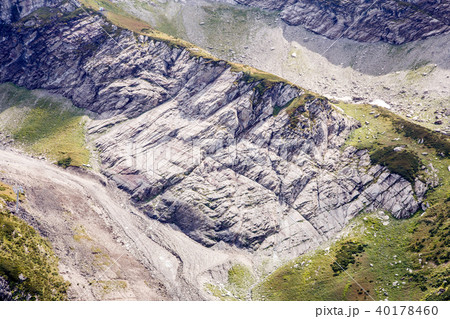 Photo of mountain slopes with vegetation Photo of mountain slopes with vegetation 40178460