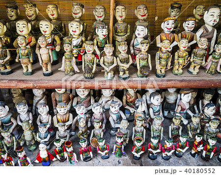 Traditional water puppet dolls in Hanoi, Vietnam 40180552