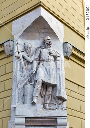 Statue of Saint Nicholas Cathedral of in Presov. 40182004