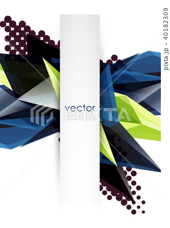 Colorful blooming crystals vector abstract background Colorful blooming crystals vector abstract background 40182309