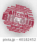 Bitcoin wordcloud concept 40182452