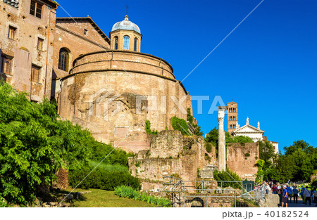 Temple of Romulus in Roman Forum  40182524