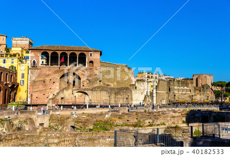 Casa dei Cavalieri di Rodi at the Forum of Augustus in Rome Casa dei Cavalieri di Rodi at the Forum of Augustus in Rome 40182533